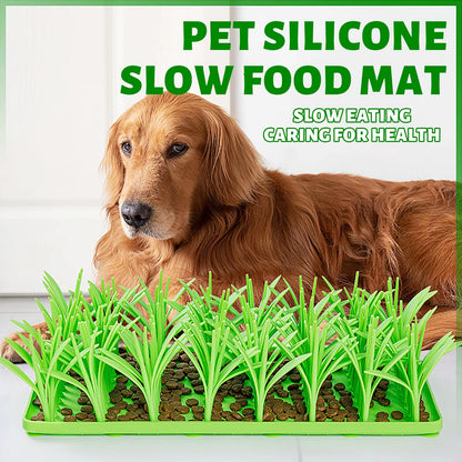 Meadow Non-Slip Slow Feeder & Lick Mat for Dogs and Cats