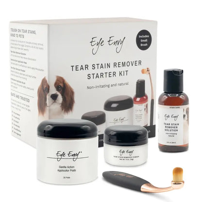 Dog Tear Stain Remover Starter Kit with Brush