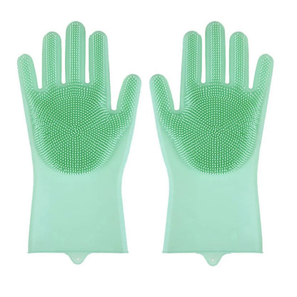 Silicone Grooming & Bathing Gloves for Dogs and Cats