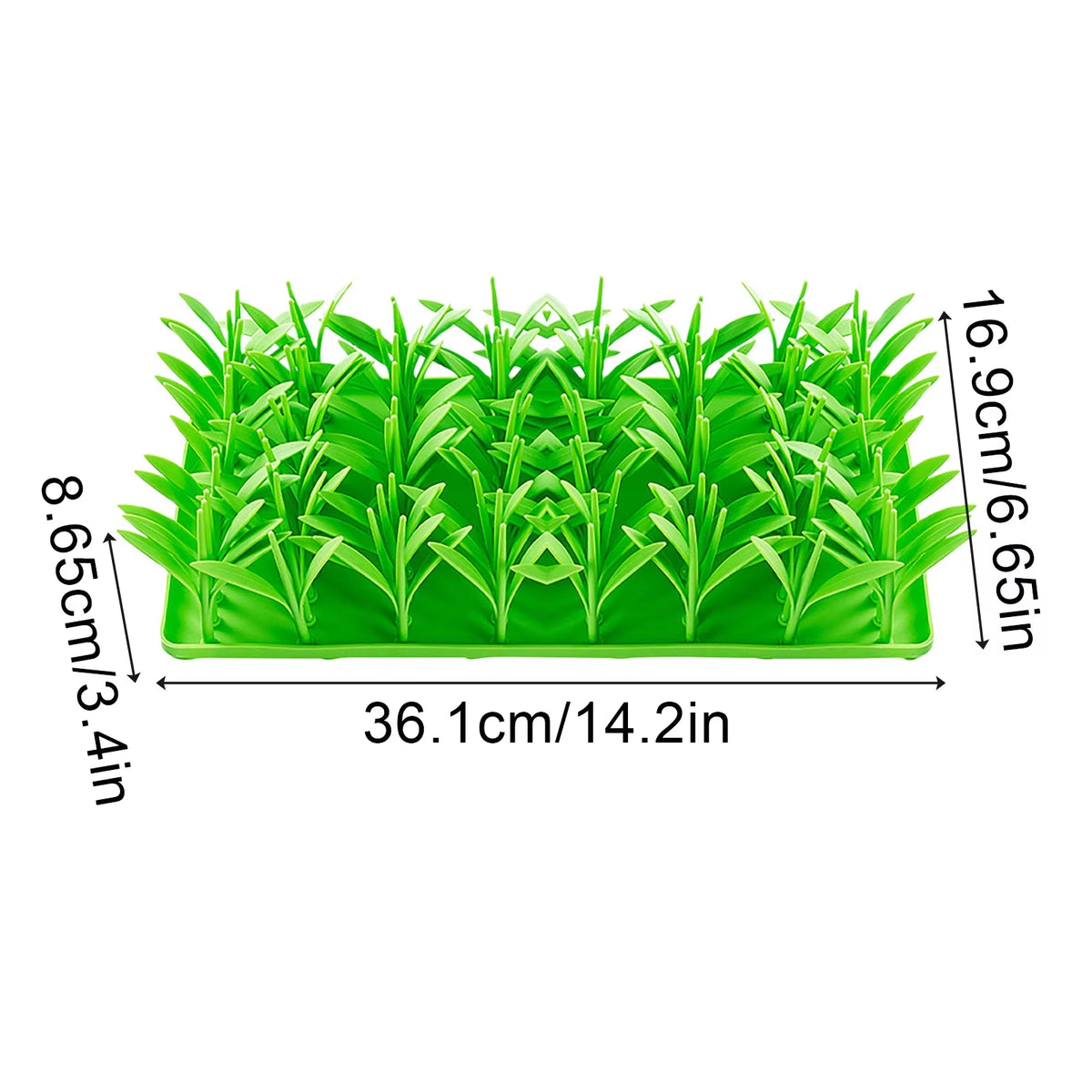 Meadow Non-Slip Slow Feeder & Lick Mat for Dogs and Cats