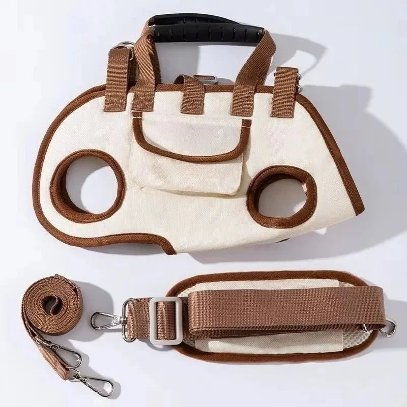 Hands-Free Pet Carrier Sling for Small Dogs & Cats