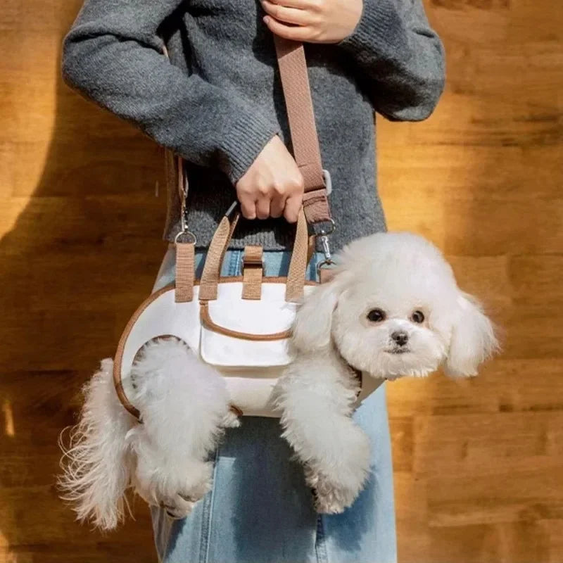 Hands-Free Pet Carrier Sling for Small Dogs & Cats